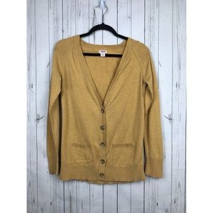 MOSSIMO Mustard Cardigan